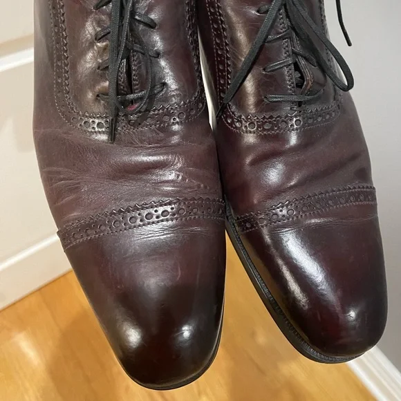 To Boot New York Burgundy Shoes Round Toe To Boot New York Burgundy Shoes + FREE SHIPPING  main image 3